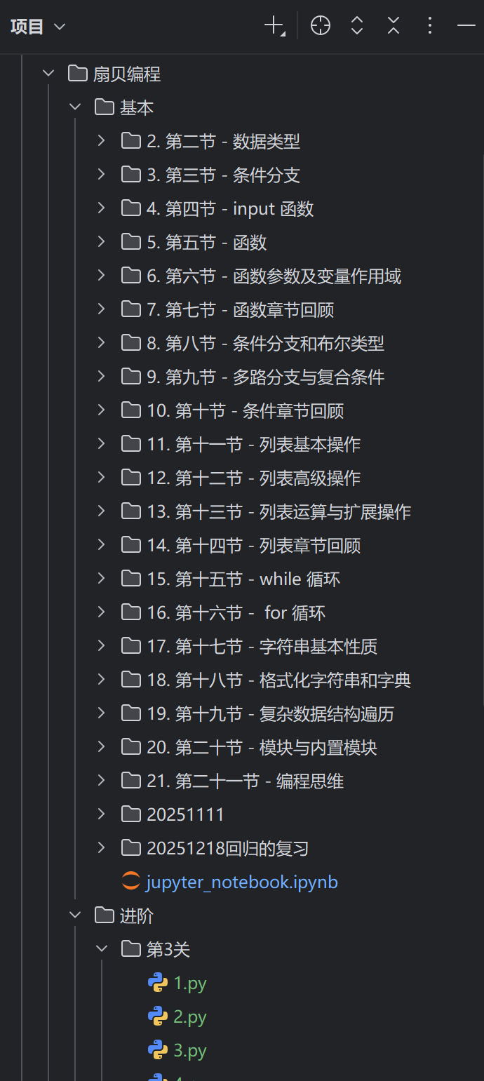 梅之夏： 冬至（60/81）：Python 自学一阶段完成